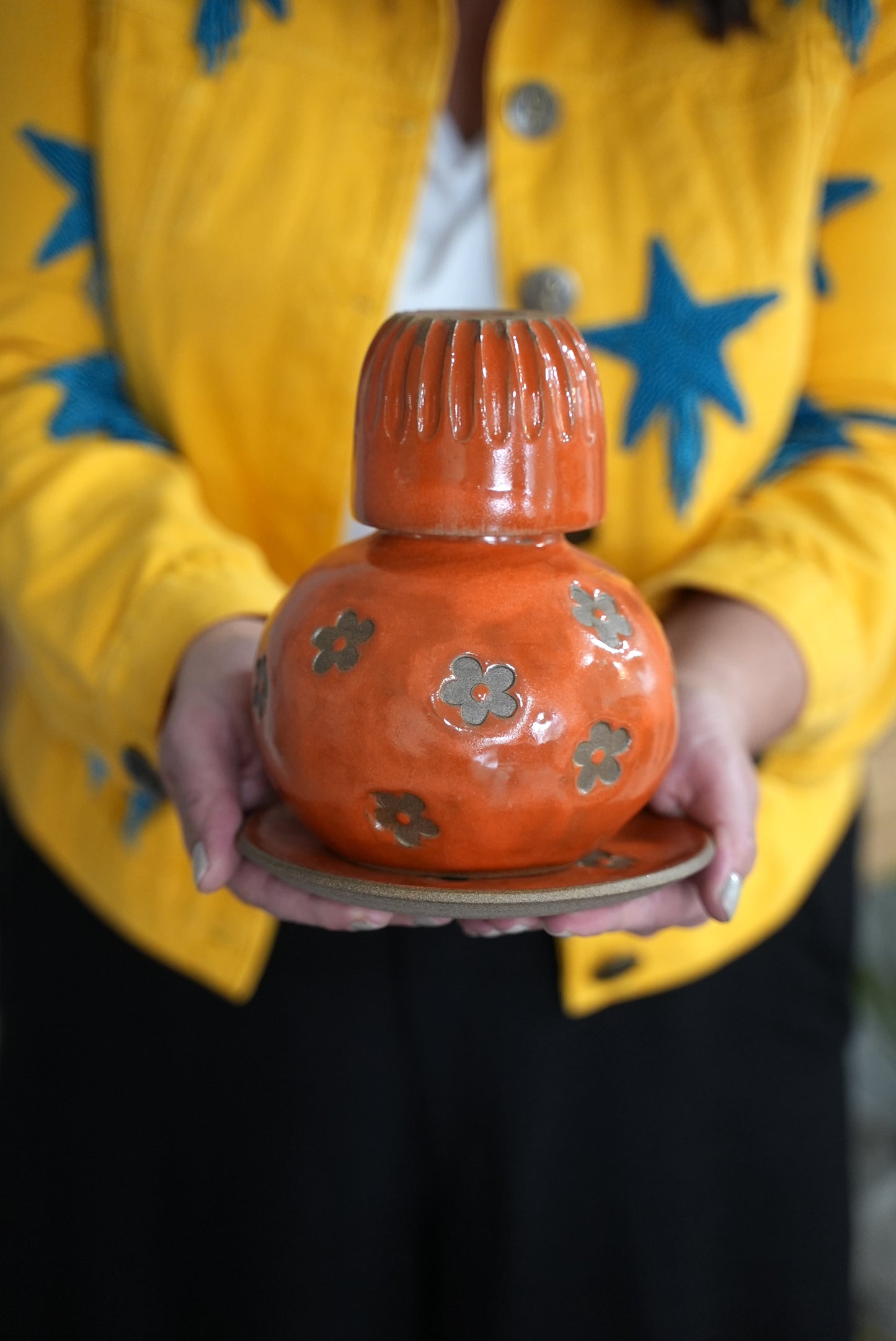 Moringa Water Jug with Cup