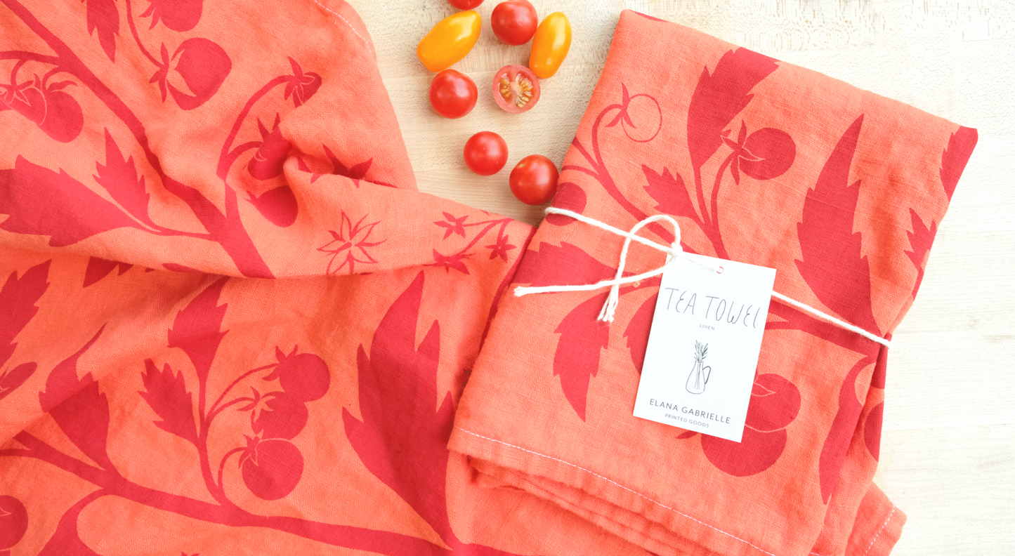 Tomato Tea Towel