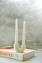 U Shape Stone Candle Holder