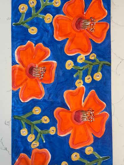 Blue Flower Runner