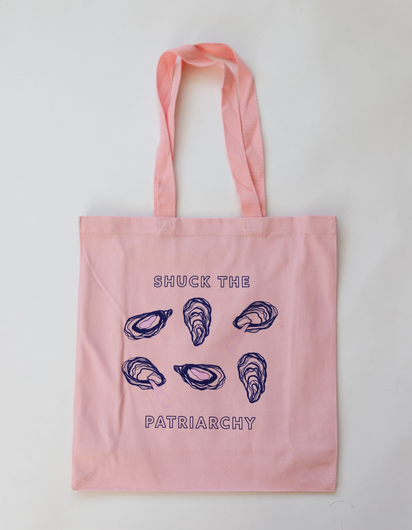 Shuck the Patriarchy Tote Bag