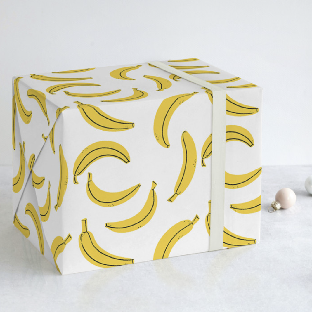 Simply Bananas Gift Wrapping