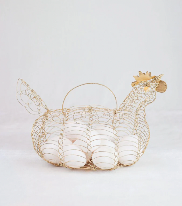 Chicken Wire Egg Basket